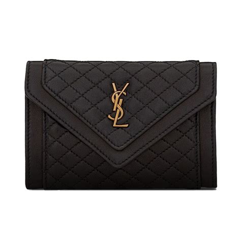 small ysl woc|YSL lambskin wallet.